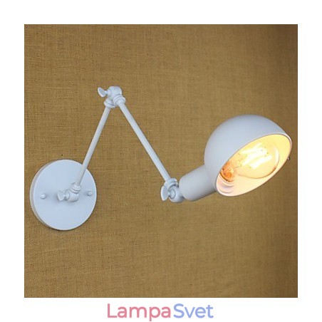 Moderná biela nástenná kovaná lampa s dlhým ramenom Obývacia izba Chodba Spálňa Nočná pracovňa Moderná biela nástenná kovaná lampa s dlhým ramenom Obývacia izba Chodba Spálňa Nočná pracovňa