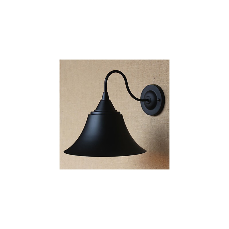 American Country Creative Personality Simple Clothing Store Iron Black Horn Dekoratívna nástenná lampa