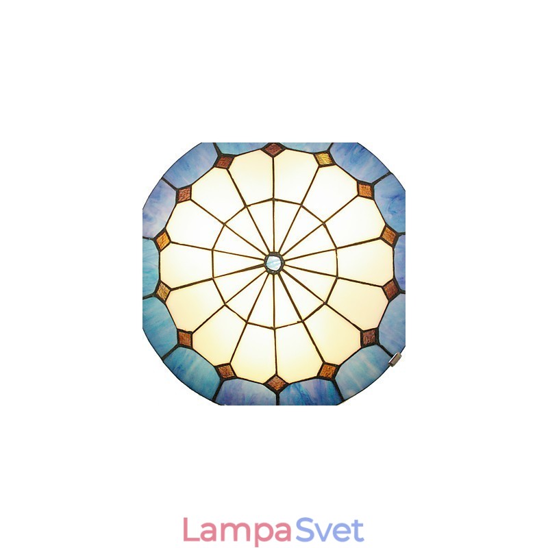 Teplé stropné svietidlá v stredomorskom štýle Svietidlo s priemerom 40 cm