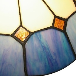 Teplé stropné svietidlá v stredomorskom štýle Svietidlo s priemerom 40 cm