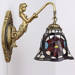 Európske zmluvné vidiecke kreatívne kované nástenné lampy