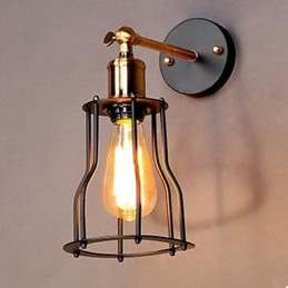 Nástenná lampa so železným rámom dizajnéra postáv z literatúry a umenia