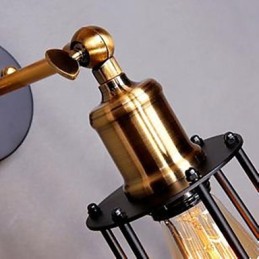 Nástenná lampa so železným rámom dizajnéra postáv z literatúry a umenia
