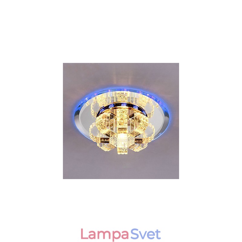 Krištáľové stropné svietidlo Bodové svietidlo SMD 3W Creative Lamp Absorb Dome Light