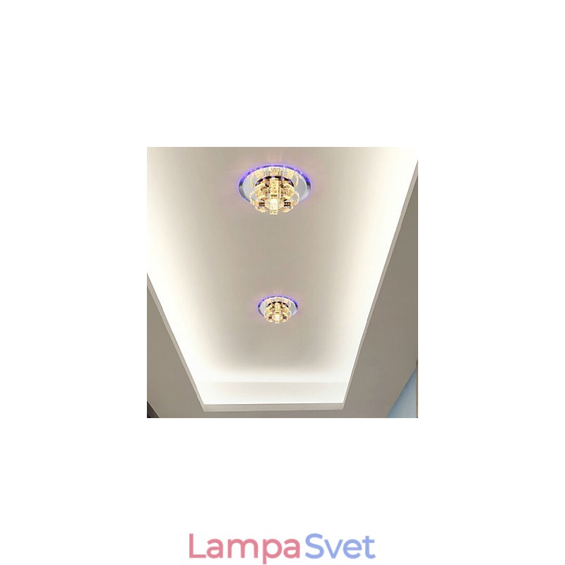 Krištáľové stropné svietidlo Bodové svietidlo SMD 3W Creative Lamp Absorb Dome Light
