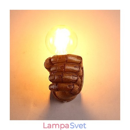Európska nástenná kreatívna retro Fist nástenná lampa Európska nástenná kreatívna retro Fist nástenná lampa