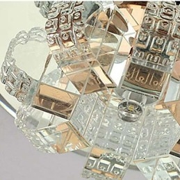Krištáľové stropné svietidlo Bodové svietidlo SMD 3W Creative Lamp Absorb Dome Light
