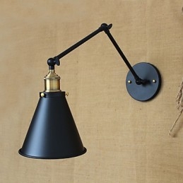 Americký vidiecky pastoračný štýl Minimalistická manželská posteľ s dlhým ramenom Nástenná lampa Ulička kanála Vstup do skladu