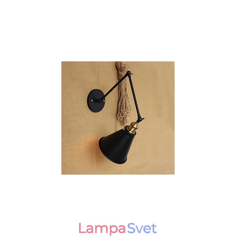 Americký vidiecky pastoračný štýl Minimalistická manželská posteľ s dlhým ramenom Nástenná lampa Ulička kanála Vstup do skladu