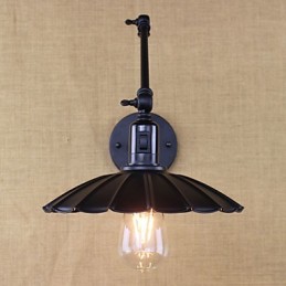 Spálňa Nočná lampa Hotelové inžinierstvo Reštaurácia Retro matný čierny opasok s dvojitým vypínačom s dlhým ramenom