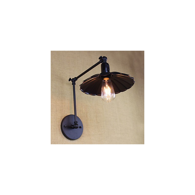 Spálňa Nočná lampa Hotelové inžinierstvo Reštaurácia Retro matný čierny opasok s dvojitým vypínačom s dlhým ramenom
