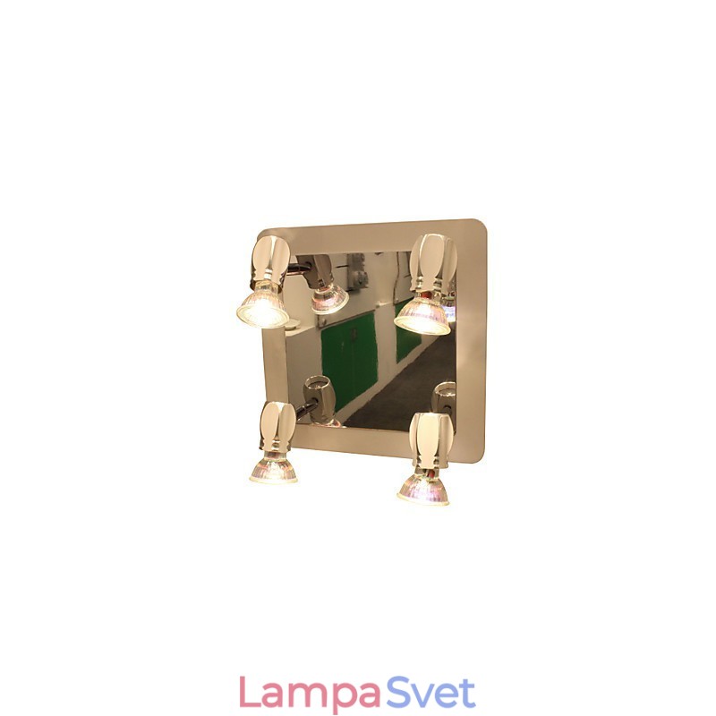 Moderné chrómové nástenné svietidlá Kúpeľňové svietidlá so 4 svietidlami