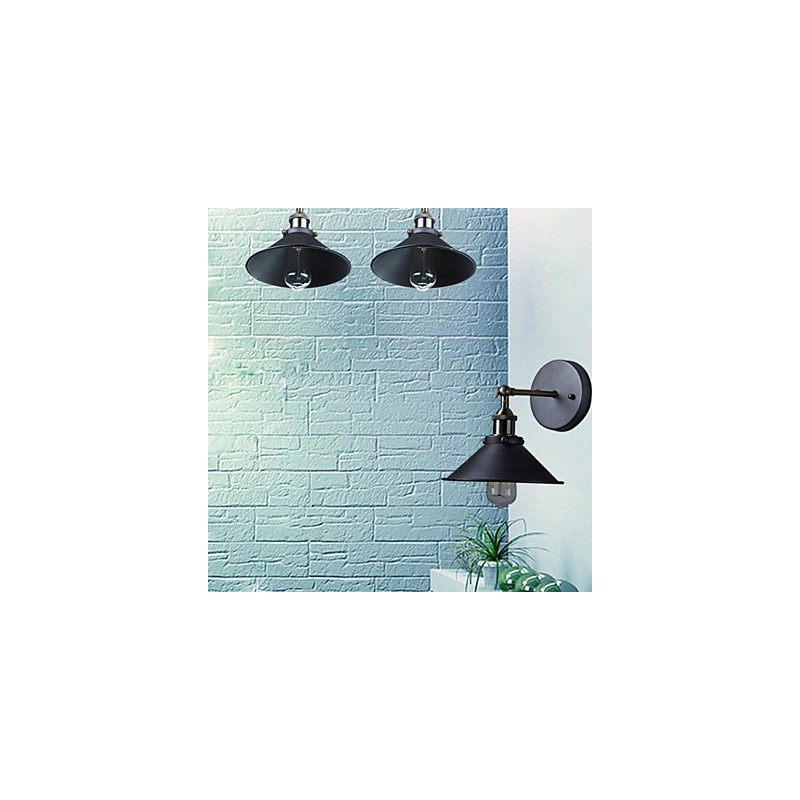 Priemyselná Vintage Edison Simplicity 1 Ľahká nástenná jedáleň Študovňa Kancelárska predsieň Kovové nástenné svietidlo