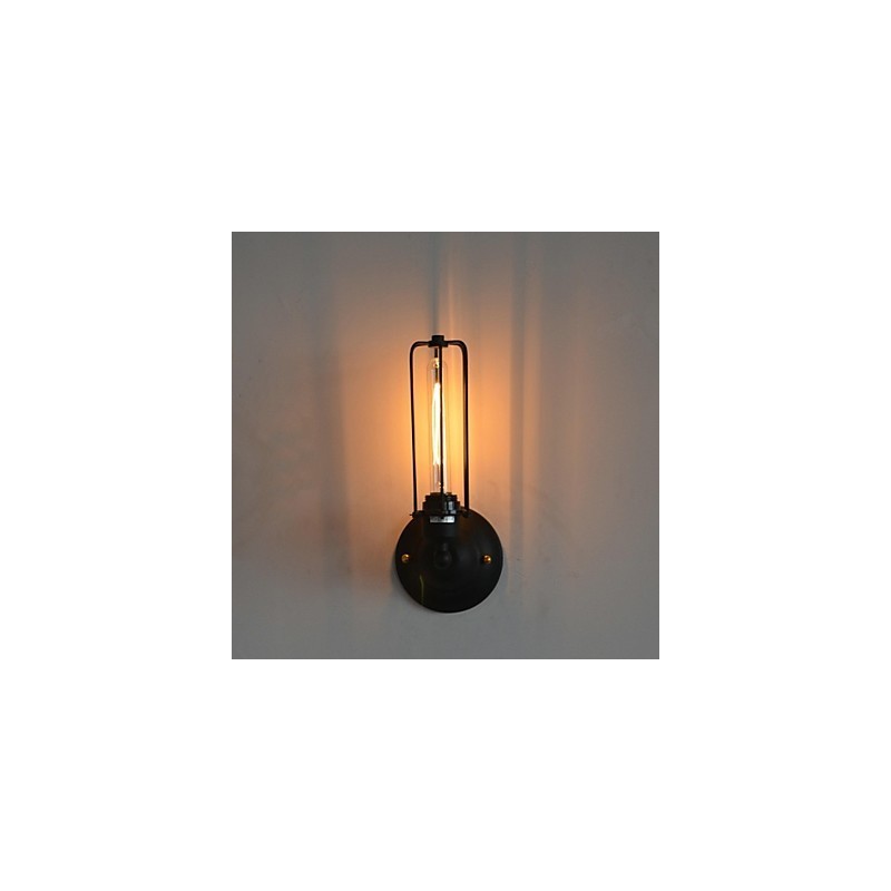 Americká Vintage železná nástenná lampa