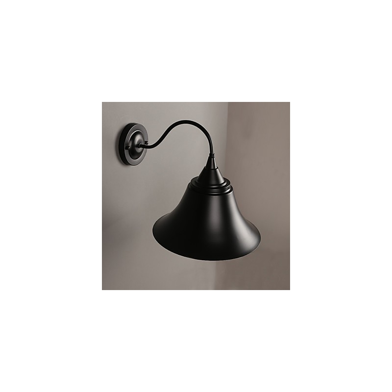 Nástenná lampa v štýle Ancient Black Iron Cap v štýle dizajnéra Duds Loft