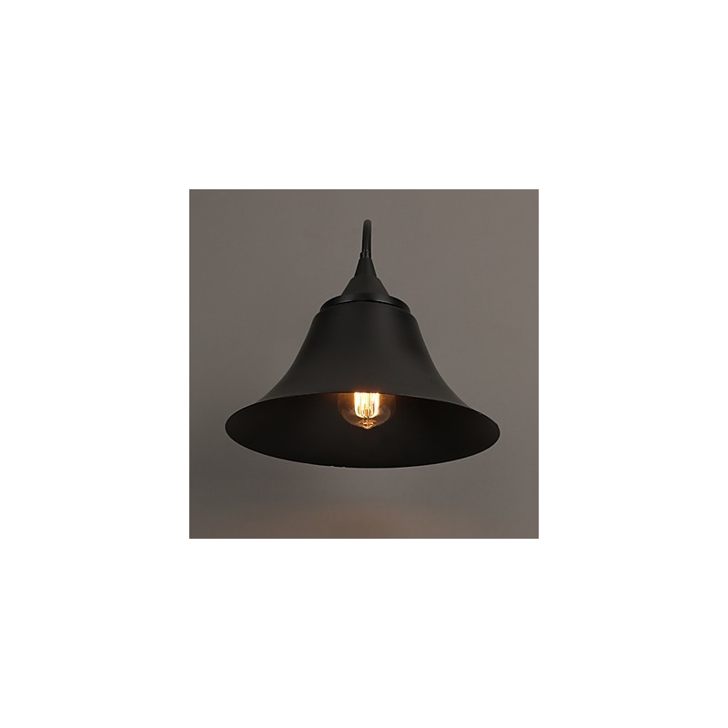 Nástenná lampa v štýle Ancient Black Iron Cap v štýle dizajnéra Duds Loft