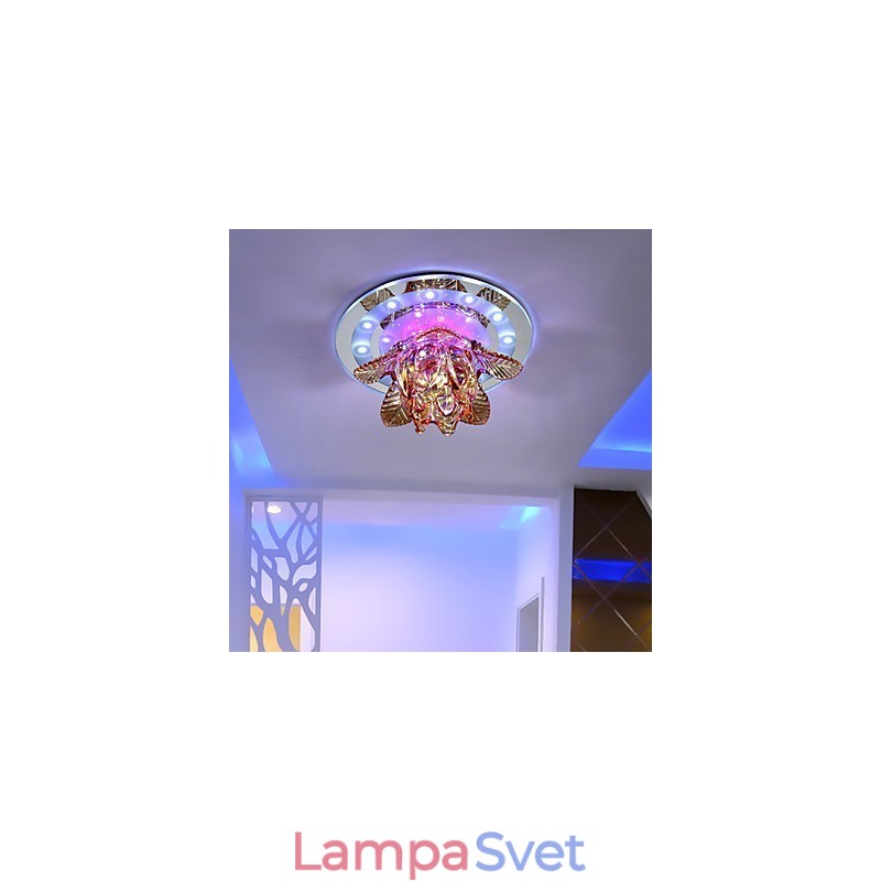 Kruhové krištáľové svetlo trubice stropnej lampy na absorbovanie svetla kupolovej lampy