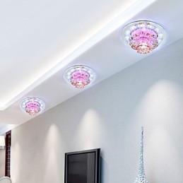Kruhové krištáľové svetlo trubice stropnej lampy na absorbovanie svetla kupolovej lampy