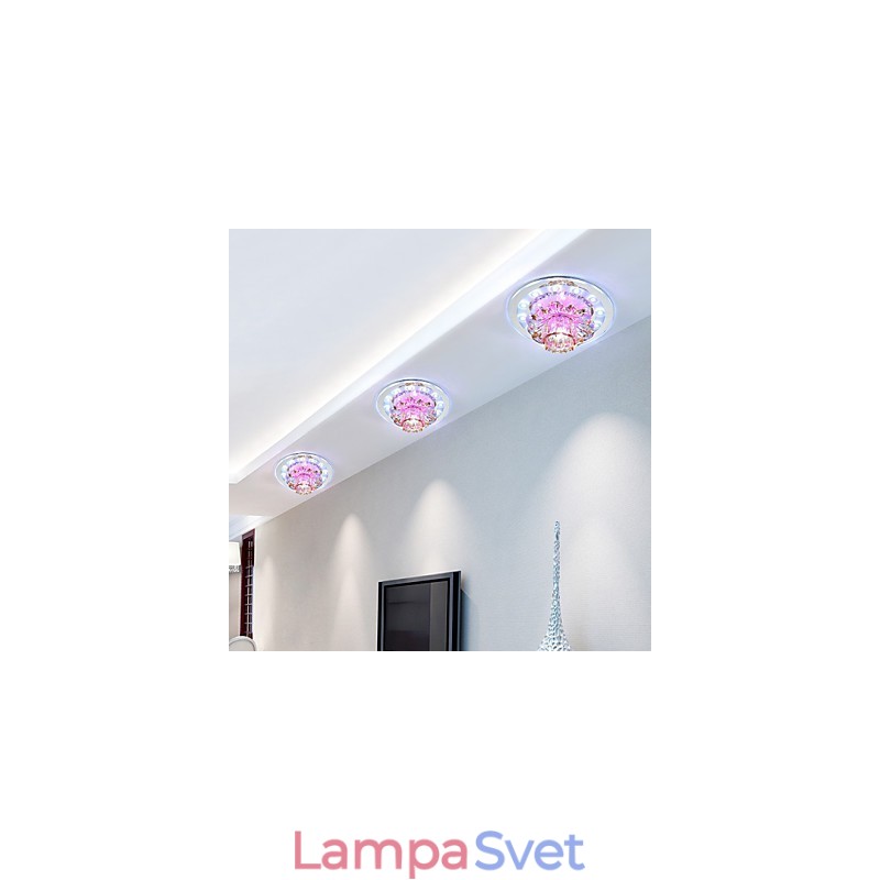 Kruhové krištáľové svetlo trubice stropnej lampy na absorbovanie svetla kupolovej lampy