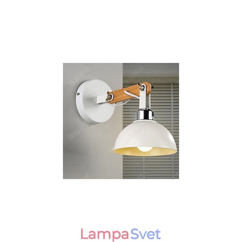 Americká kreatívna lampa do spálne z masívneho dreva na schodisko lampa na stenu nástenná lampa na čelo postele