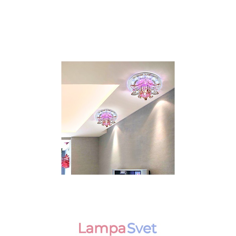 Kruhové krištáľové svetlo trubice stropnej lampy na absorbovanie svetla kupolovej lampy