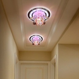 Kruhové krištáľové svetlo trubice stropnej lampy na absorbovanie svetla kupolovej lampy