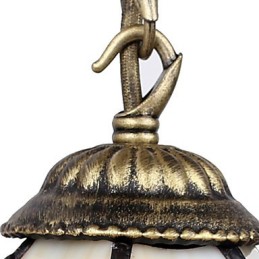 Európska zmluvná vidiecka kreatívna kovaná nástenná lampa Sklenené svetlá