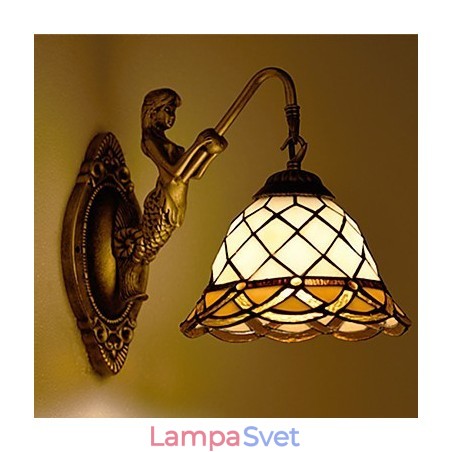 Európska zmluvná vidiecka kreatívna kovaná nástenná lampa Sklenené svetlá Európska zmluvná vidiecka kreatívna kovaná nástenná lampa Sklenené svetlá