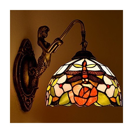 Európska zmluvná vidiecka kreatívna kovaná nástenná lampa Sklenené svetlá Európska zmluvná vidiecka kreatívna kovaná nástenná lampa Sklenené svetlá