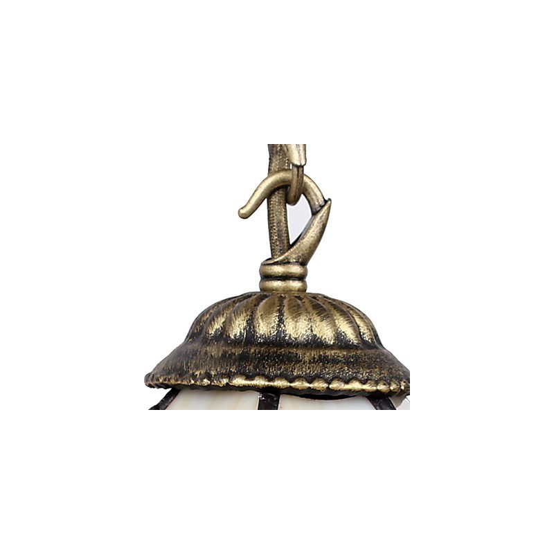 Európska zmluvná vidiecka kreatívna kovaná nástenná lampa Sklenené svetlá