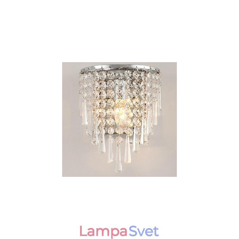 Moderné módne krištáľové nástenné lampy Osvetlenie postele Crystal nástenná lampa