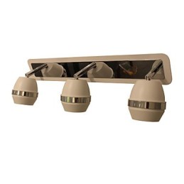 Moderné guľové nástenné chrómové svietidlá Kúpeľňové svietidlá s 3 svietidlami