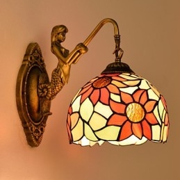 Vianočné európske zmluvné vidiecke kreatívne kované nástenné lampy