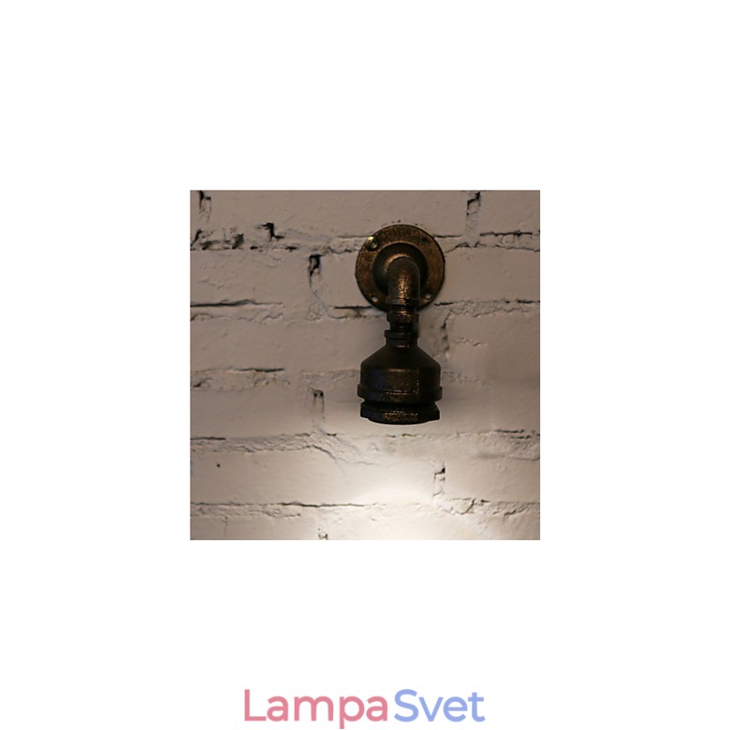Nástenné svietidlo Loft Iron Water Pipe Industriálne Vintage nástenné svietidlá pre domáce vnútorné osvetlenie
