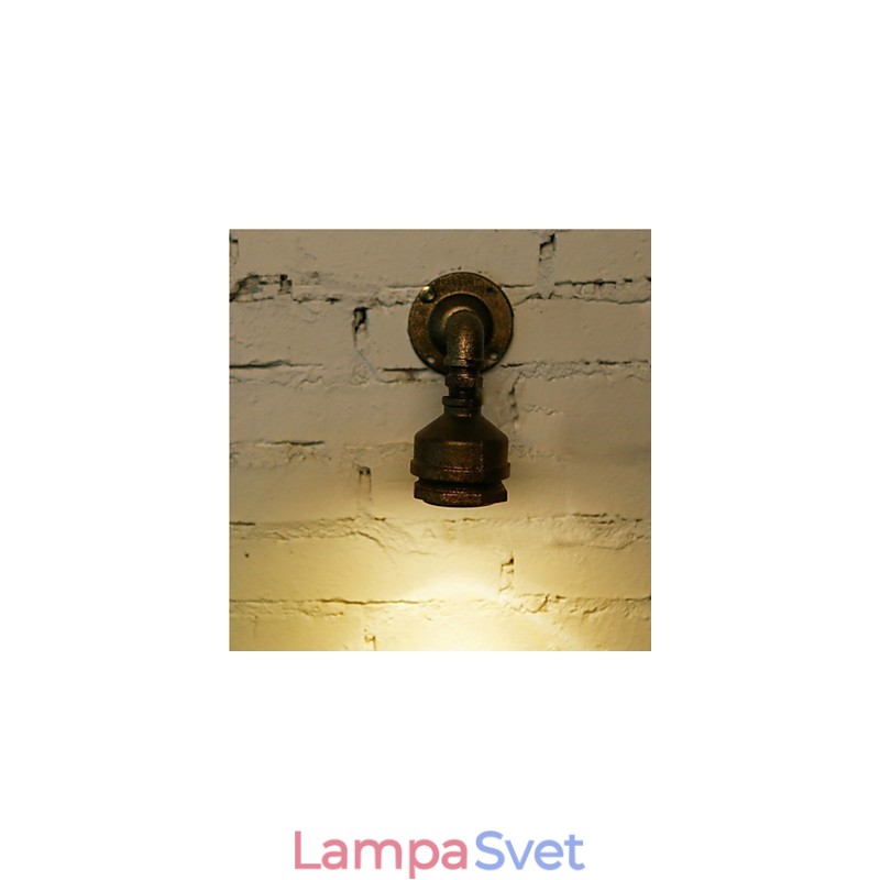 Nástenné svietidlo Loft Iron Water Pipe Industriálne Vintage nástenné svietidlá pre domáce vnútorné osvetlenie