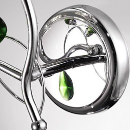 Nástenné svietniky Kúpeľňové osvetlenie Sviečka Nástenné svietidlá Crystal Modern Contemporary Metal