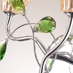 Nástenné svietniky Kúpeľňové osvetlenie Sviečka Nástenné svietidlá Crystal Modern Contemporary Metal