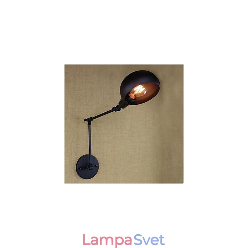 Festival s dlhými ramenami, ktorý obnovuje osobnosť nástennej lampy z tepaného železa