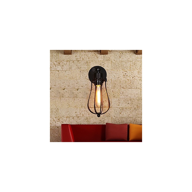 Kreatívna osobnosť Dekoratívna kovaná retro grapefruitová nástenná lampa