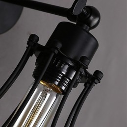 Kreatívna osobnosť Dekoratívna kovaná retro grapefruitová nástenná lampa