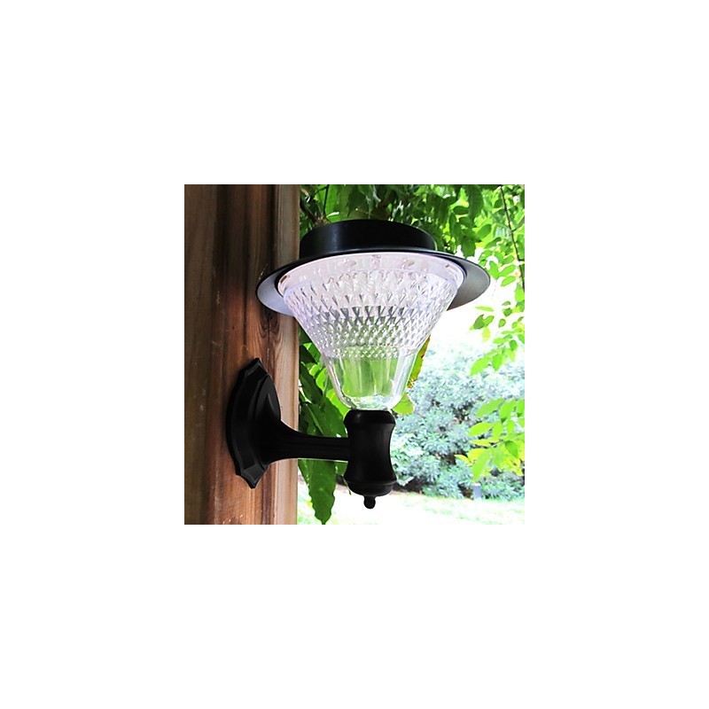 Vonkajšia solárna energia Biela vila Nástenná lampa Záhrada Nádvorie Dvere Svetlo
