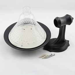 Vonkajšia solárna energia Biela vila Nástenná lampa Záhrada Nádvorie Dvere Svetlo