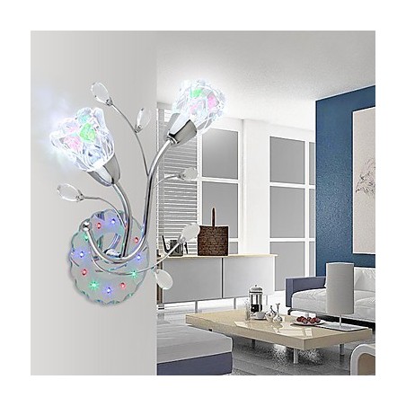 Creative Flowers Súčasné a zmluvné kreatívne krištáľové nástenné svietidlá Creative Flowers Súčasné a zmluvné kreatívne krištáľové nástenné svietidlá