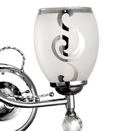 Nástenné svietniky Crystal Modern Contemporary Metal