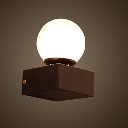 Ball Loft Kreatívna nástenná lampa Nástenná lampa z tepaného železa Obnovenie starých svetiel