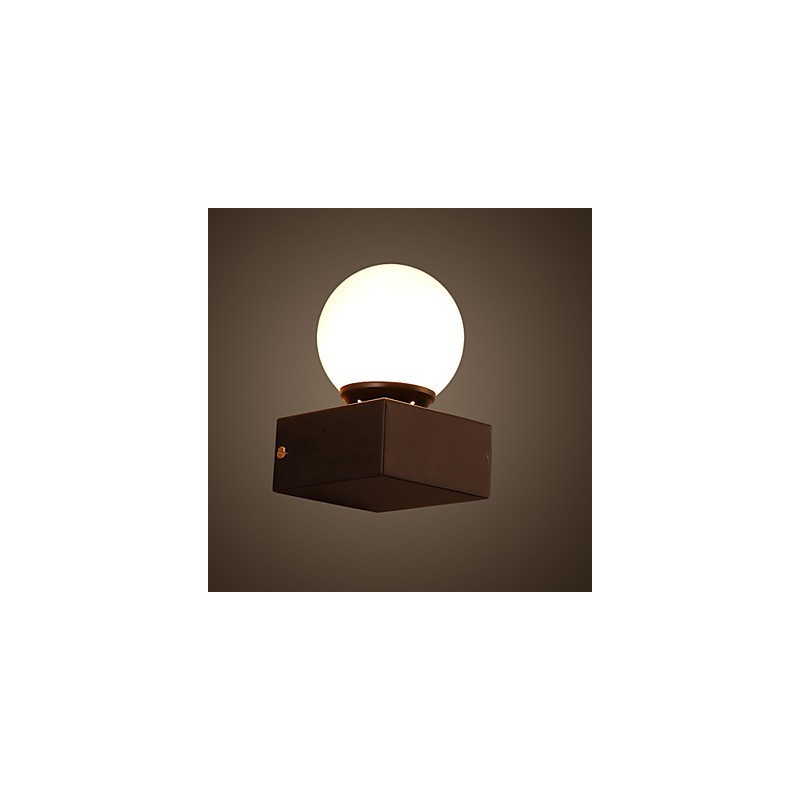 Ball Loft Kreatívna nástenná lampa Nástenná lampa z tepaného železa Obnovenie starých svetiel