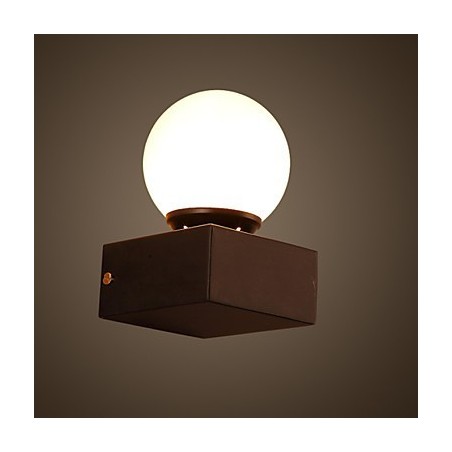 Ball Loft Kreatívna nástenná lampa Nástenná lampa z tepaného železa Obnovenie starých svetiel Ball Loft Kreatívna nástenná lampa Nástenná lampa z tepaného železa Obnovenie starých svetiel