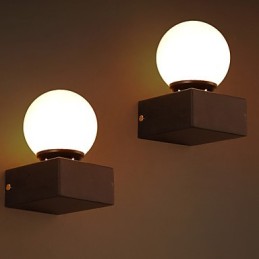 Ball Loft Kreatívna nástenná lampa Nástenná lampa z tepaného železa Obnovenie starých svetiel