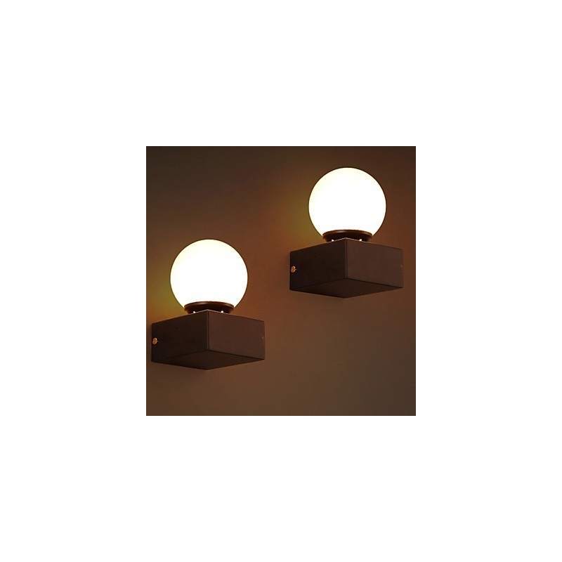Ball Loft Kreatívna nástenná lampa Nástenná lampa z tepaného železa Obnovenie starých svetiel