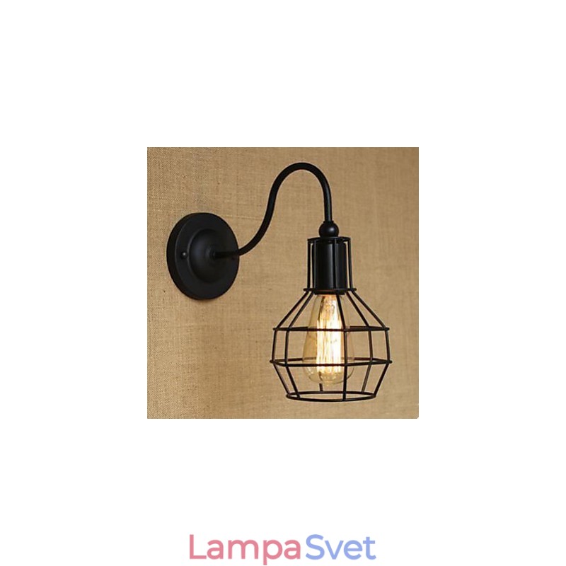 Moderné bary a reštaurácie Nástenná lampa z tepaného železa Obývacia izba Chodba Schody Cafe
